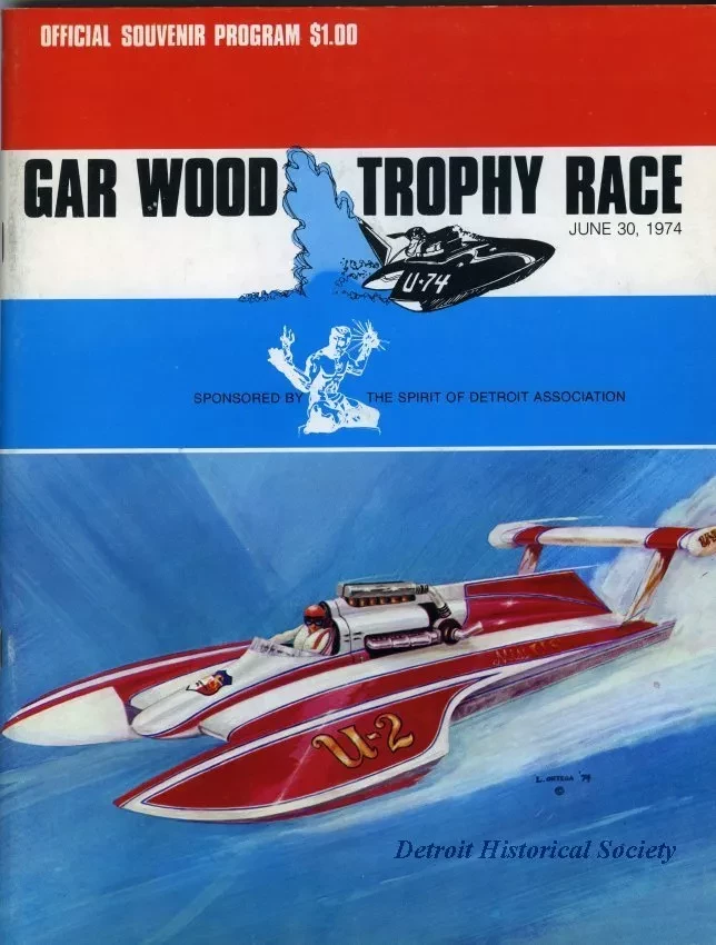 Program - Official Program, Gar Wood Trophy Race, June 30, 1974