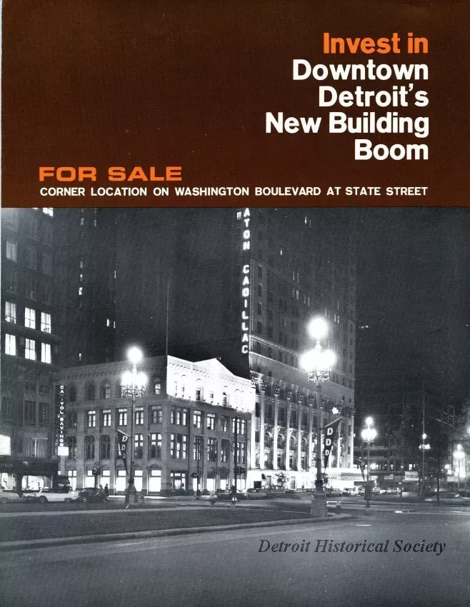 Brochure - Invest in Downtown Detroit's New Building Boom