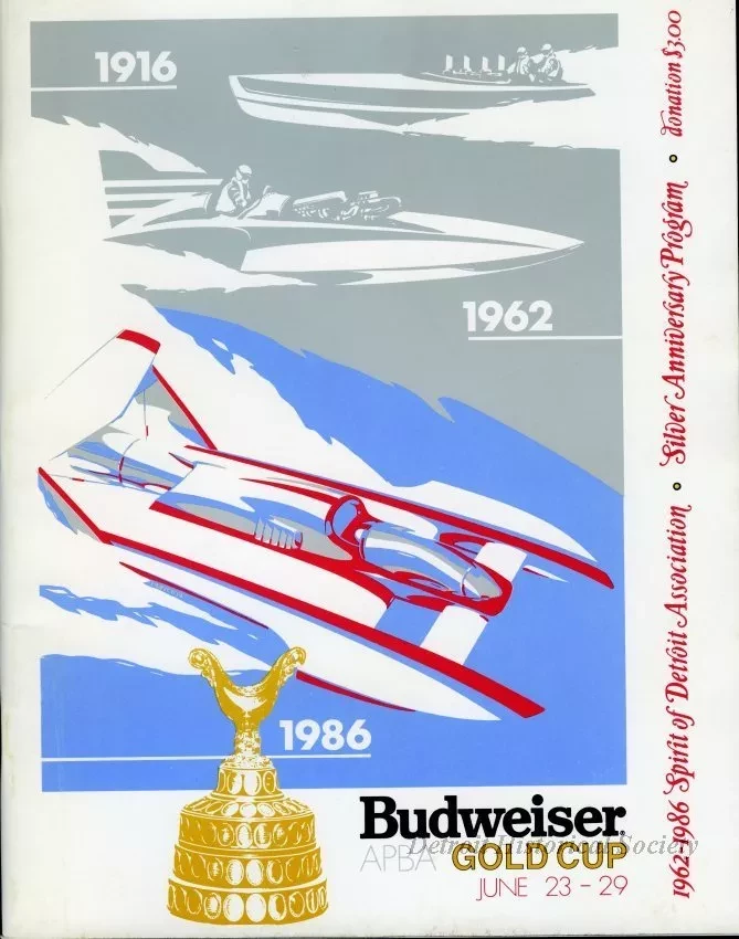 Program - Official Program, Budweiser APBA Gold Cup, June 23rd to June 29th, 1986