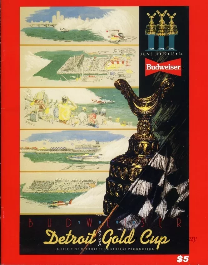 Program - Official Program, Detroit APBA Gold Cup Race, June 11-14,1992