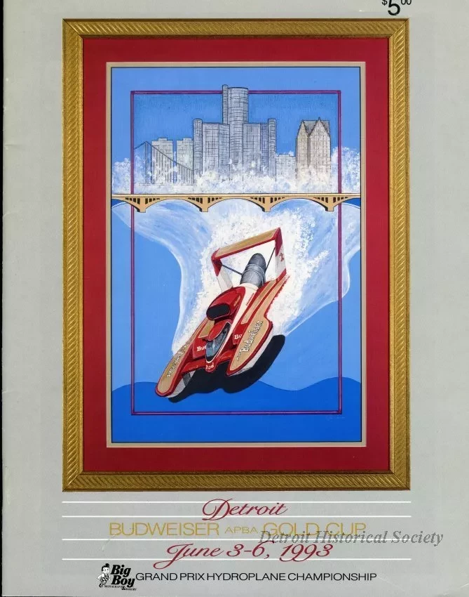 Program - Official Program, Detroit APBA Gold Cup Race, June 3-6,1993