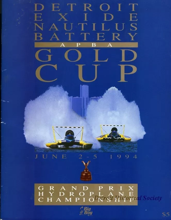 Program - Official Program, Detroit APBA Gold Cup Race, June 2-5,1994