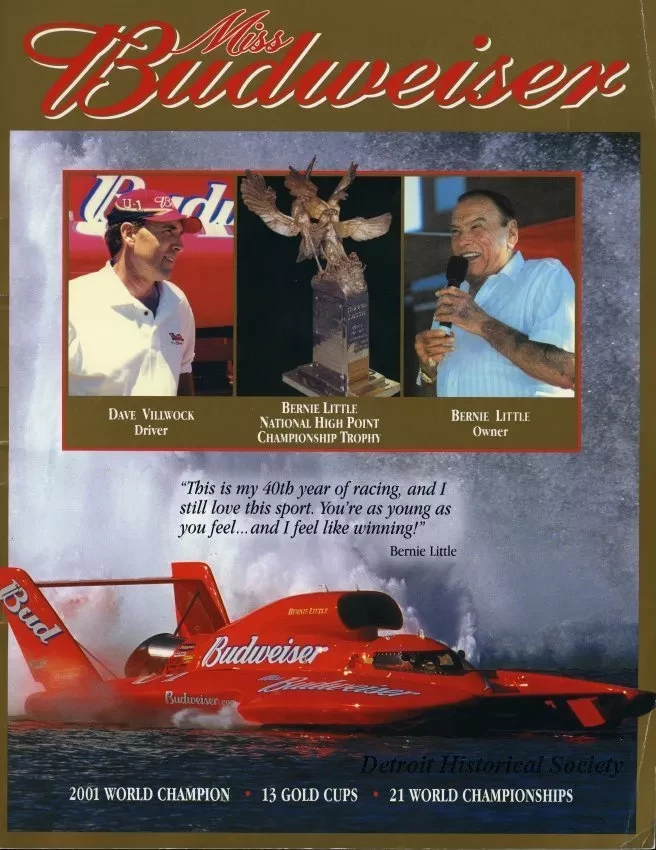 Program - Miss Budweiser Year Book for 2001
