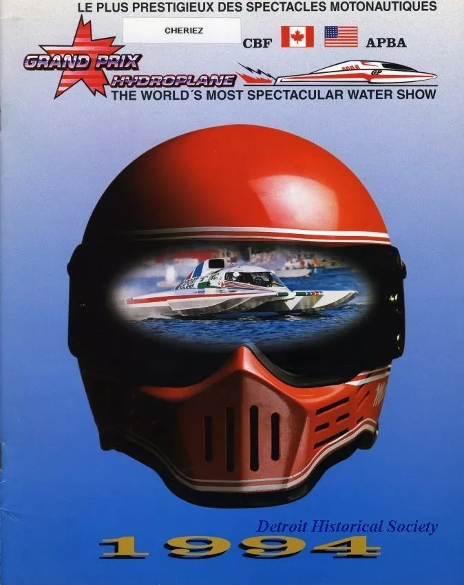 Program - Grand Prix Hydroplane Press Book for 1994