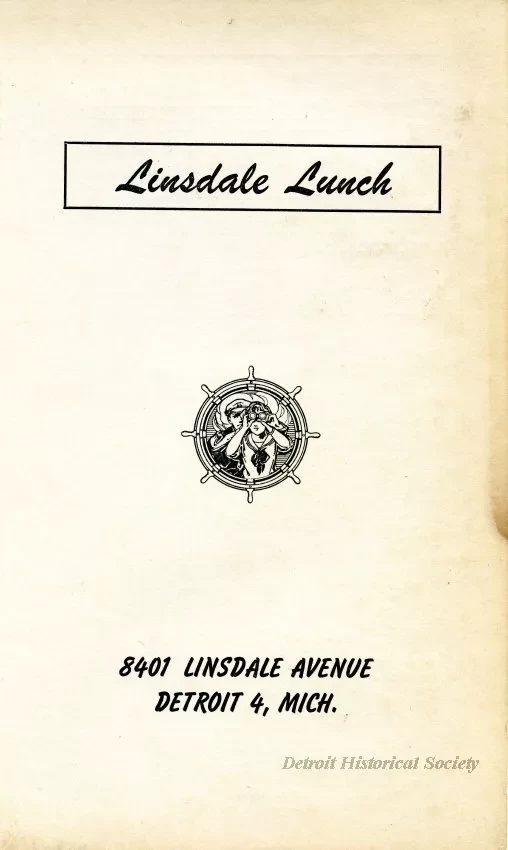 Menu - Linsdale Lunch