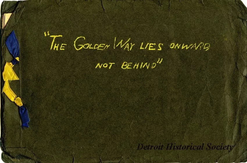 Booklet - The Golden Way Lies Onward, Not Behind