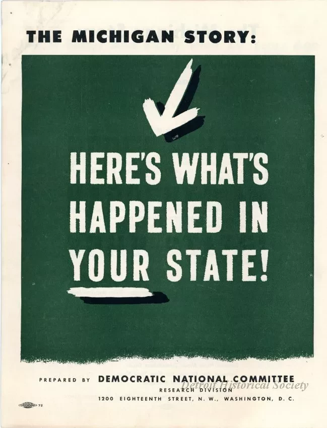 Newsletter - The Michigan Story:
Here's What's Happened in YOUR State!