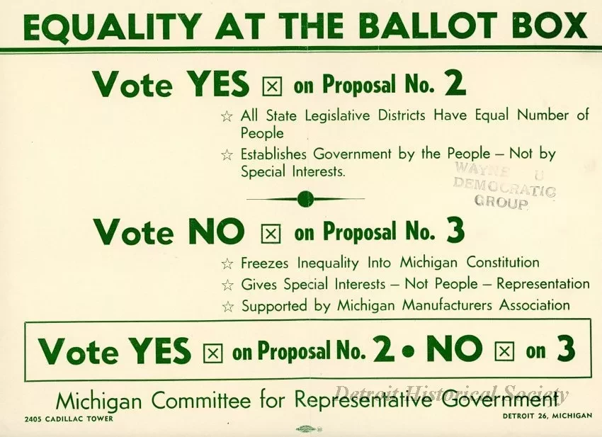 Flier, Political - Equality at the Ballot Box