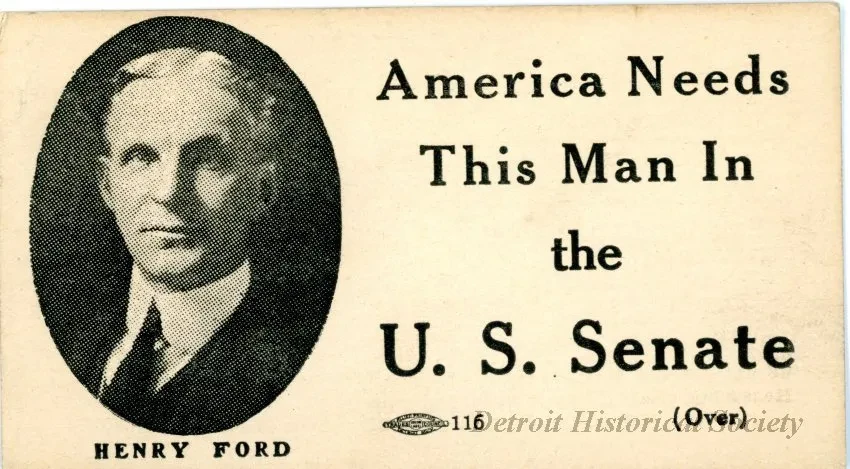 Card, Political - America Needs
This Man In 
the U.S. Senate