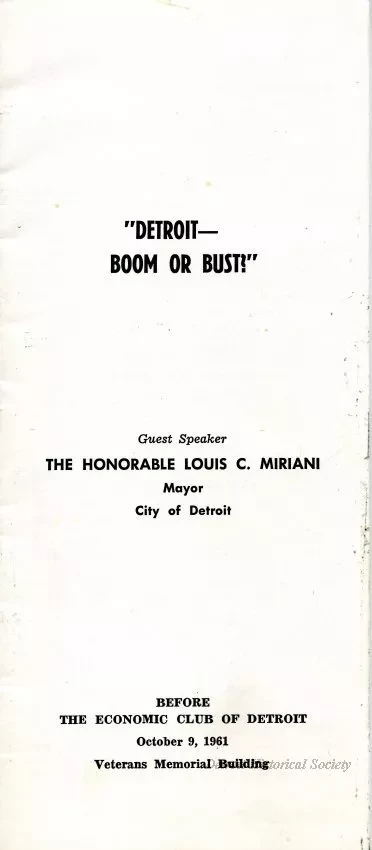 Transcript - Detroit - Boom or Bust?