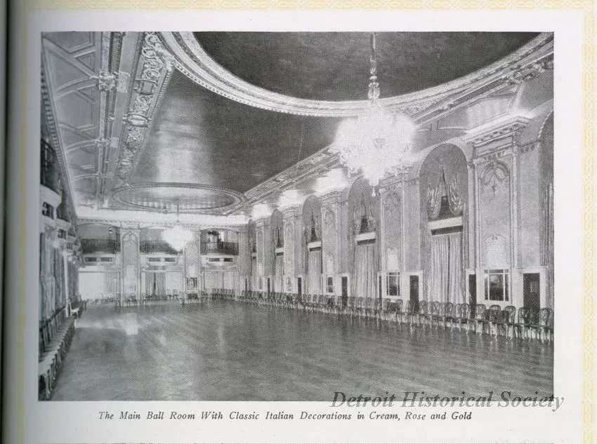 Booklet - The Book-Cadillac Hotel, Detroit, Michigan - Dhs_2000_005_004_19_detail_1_sf