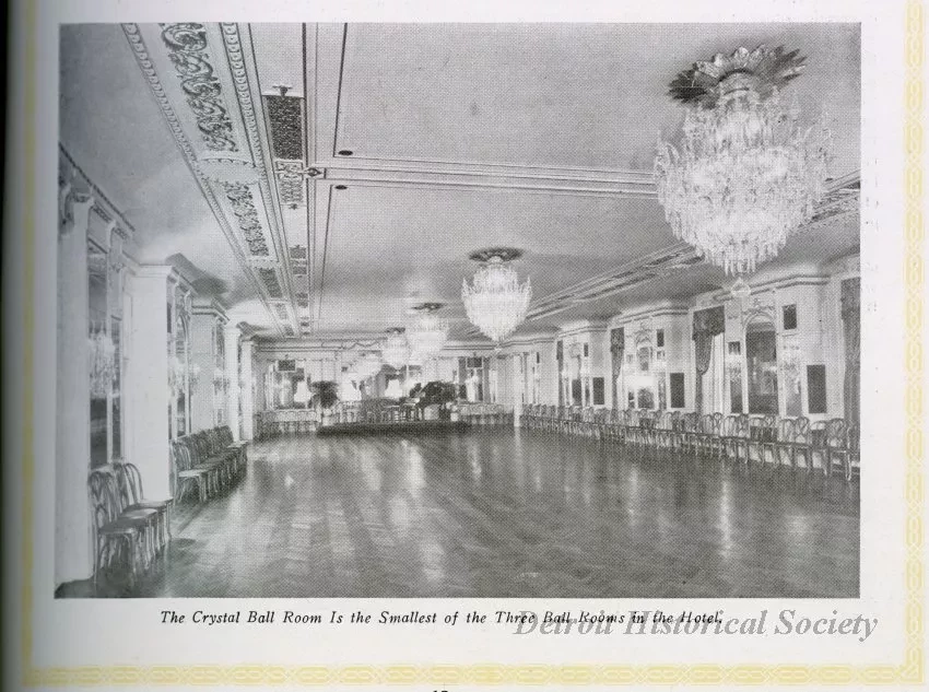 Booklet - The Book-Cadillac Hotel, Detroit, Michigan - Dhs_2000_005_004_19_detail_2_sf