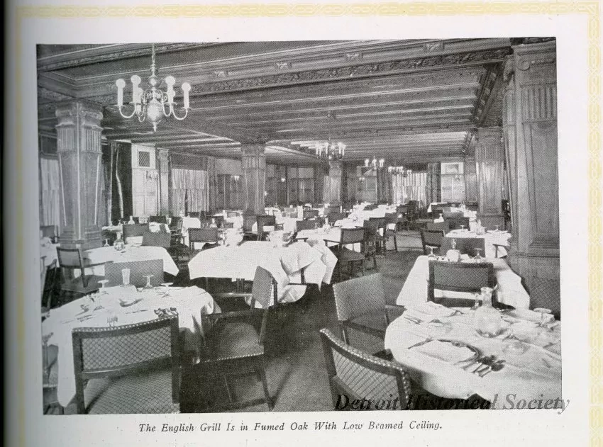 Booklet - The Book-Cadillac Hotel, Detroit, Michigan - Dhs_2000_005_004_23_detail_1_sf