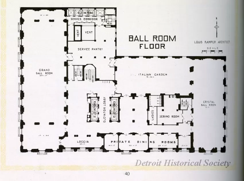 Booklet - The Book-Cadillac Hotel, Detroit, Michigan - Dhs_2000_005_004_40_detail_2_sf