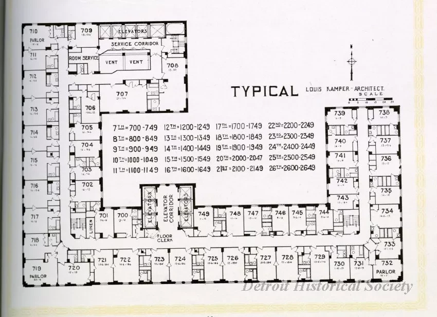 Booklet - The Book-Cadillac Hotel, Detroit, Michigan - Dhs_2000_005_004_41_detail_2_sf