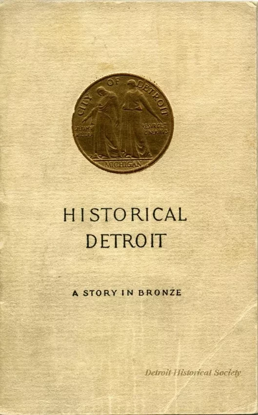 Booklet - Historical Detroit, A Story in Bronze