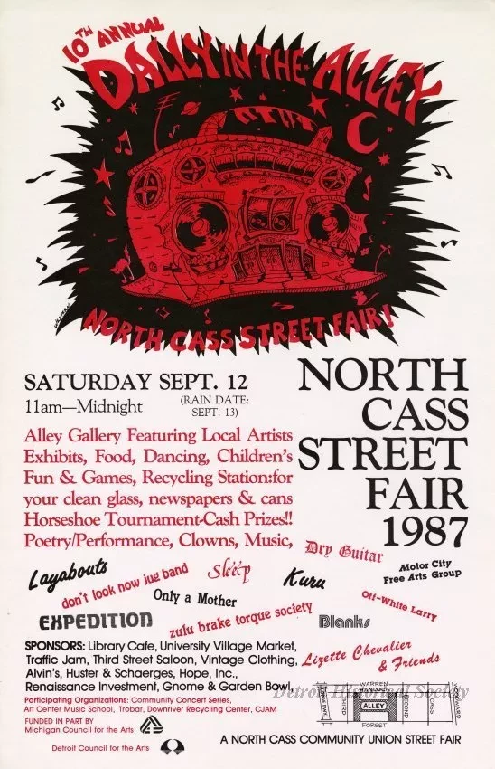 Poster - 10th Annual Dally in the Alley
North Cass Street Fair