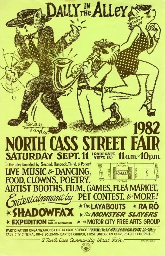 Poster - Dally in the Alley