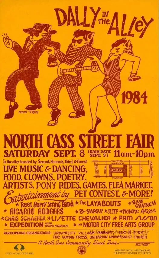 Poster - Dally in the Alley