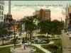 Postcard - Washington Boulevard, from Michigan Avenue, Detroit, Mich.