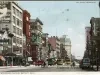 Postcard - Woodward Avenue, Detroit, Mich.