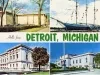 Postcard - Hello from Detroit, Michigan