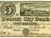 Currency - The Detroit City Bank