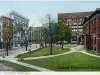 Postcard - Library Park, Detroit, Mich.