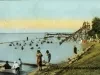 Postcard - Bathing Beach, Bob-Lo, Bois Blanc Island, Detroit River.
