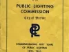 Booklet - The Fiftieth Annual Report of the Public Lighting Commission