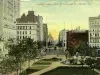 Postcard - Capital Square Park & Griswold St., Detroit, Mich.