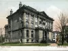Postcard - Public Library, Detroit, Mich.