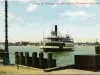 Postcard - Ferry for Windsor, Canada; foot of Woodward Ave., Detroit, Mich.