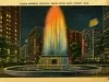 Postcard - Edison Memorial Fountain, Grand Circus Park, Detroit, Mich.