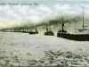 Postcard - Ice Blockade, "Zimmerman" in lead, Soo, Mich.
