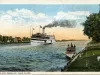 Postcard - U.S. Ship Canal, St. Clair Flats.