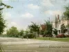 Postcard - Residences on Eastern Boulevard, Detroit, Mich.