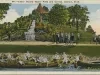 Postcard - Cedar Mound Water Falls and Canoes, Detroit, Mich.