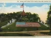 Postcard - Mount and Floral Flag, at Belle Isle Park, Detroit, Mich.