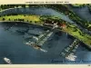 Postcard - Detroit Yacht Club, Belle Isle, Detroit, Mich.