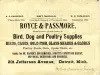 Booklet - Canaries, Cage Birds and Pet Animals
(Royce & Passmore)