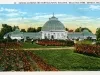 Postcard - Sunken Gardens and Horticultural Building, Belle Isle Park, Detroit, Mich.