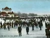 Postcard - Skating, Belle Isle Park, Detroit, Mich.