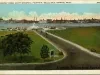 Postcard - Roadway from Scott Memorial Fountain, Belle Isle, Detroit, Mich.