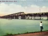 Postcard - Bridge, Belle Isle, Detroit, Mich.