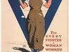 Poster - For Every Fighter a Woman Worker,
Care for Her through the YWCA