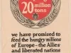 Poster - America's food pledge
20 million tons