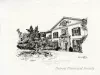 Drawing - "Grosse Pointe War Memorial"