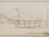 Drawing, Technical - Inboard Profile, 
8 Yd. Dipper Dredge