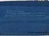 Blueprint - Longitudinal Section, Mexican River Steamer, 
and Main Deck